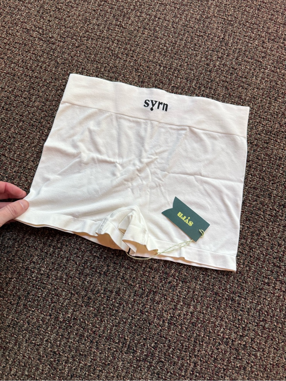 Women's Cream Seamless Boyshorts
